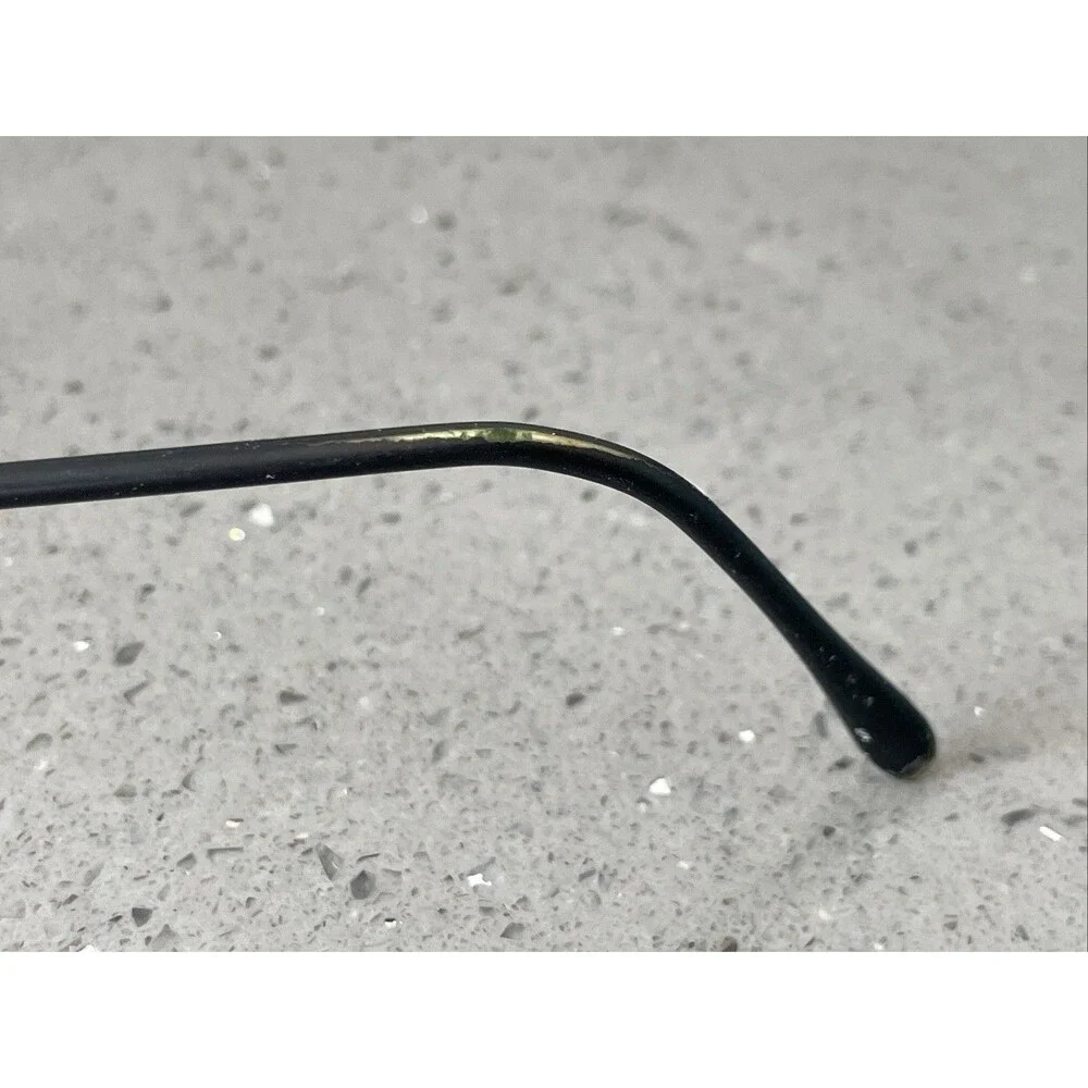 GANT Black rim eyeglasses frames only Charter G-353 Marine 50-23 Italy designer